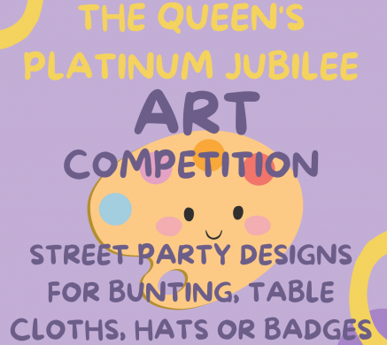Purple Creative Art Competition Flyer