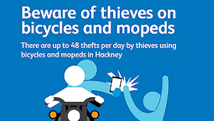 Beware of thieves on mopeds and bikes